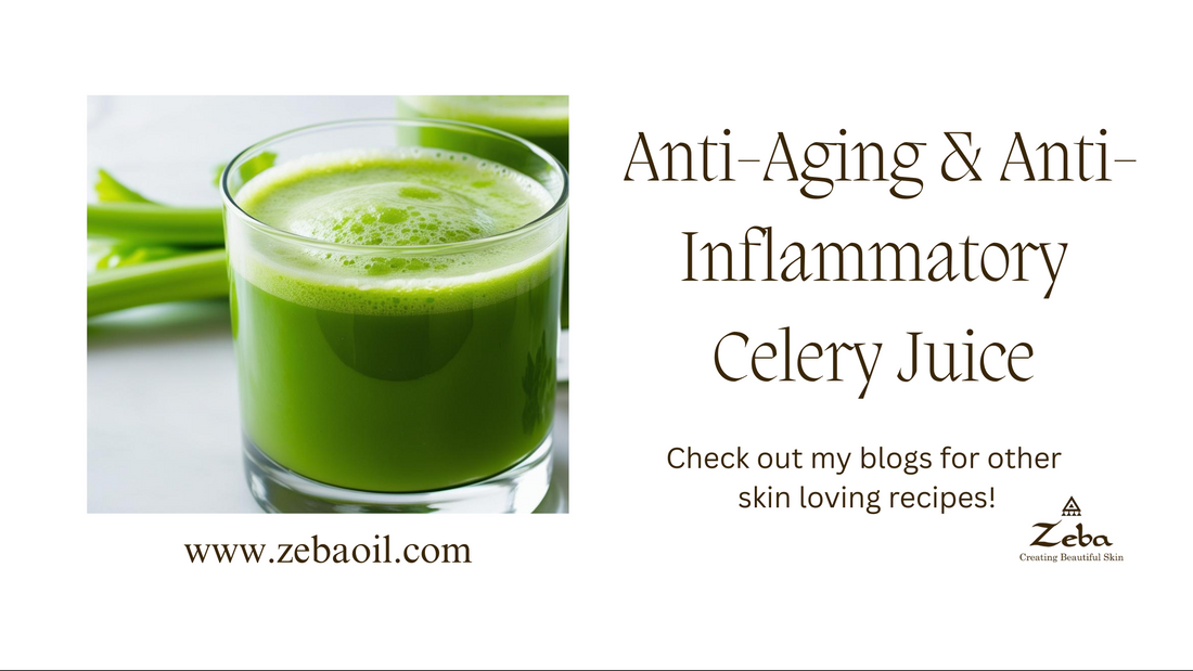 🥒 Refreshing Celery & Cucumber Juice Recipe (Anti-Aging + Anti-Inflammatory)
