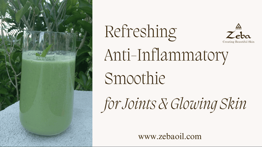 Yummy Green Smoothie for Arthritis and Anti-Aging - Zeba Absolute Oil
